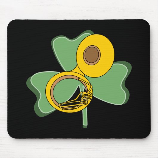 Tapis De Souris Shamrock Tuba (Devant)