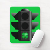 Tapis De Souris shamrock vert. (Avec souris)