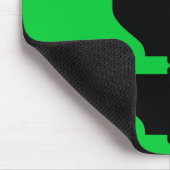 Tapis De Souris shamrock vert. (Coin)