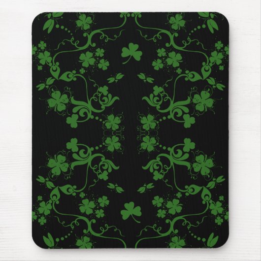 Tapis De Souris Shamrocks et remous Mousepad (Devant)