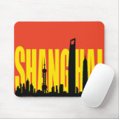 Tapis De Souris Shanghai Skyline (Avec souris)