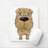 Tapis De Souris Shar-Pei - grand nez et bout (Avec souris)