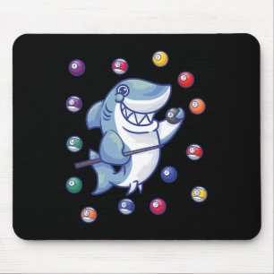 Tapis De Souris Shark Billiard Joueur I Pool Billard I Snooker I