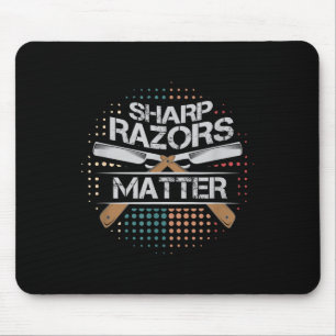 Tapis De Souris Sharp Razors Barbers Shop Rasage Cadeau