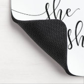 Tapis De Souris she believed she could so she did (Coin)