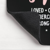 Tapis De Souris She Is Loved Courageous Fierce Brave Strong Fearle (Coin)