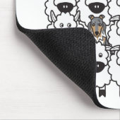 Tapis De Souris Sheltie chez les moutons (Coin)