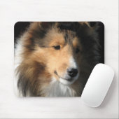 Tapis De Souris Sheltie font face (Avec souris)