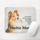 Tapis De Souris Sheltie Maman Mousepad (Avec souris)
