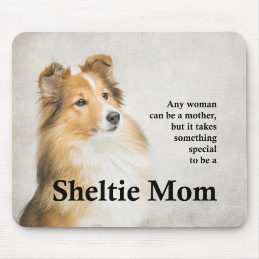 Tapis De Souris Sheltie Maman Mousepad (Devant)