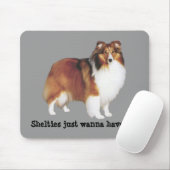 Tapis De Souris Sheltie Mousepad (Avec souris)