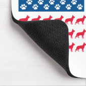 Tapis De Souris Shepard-Flag Patriotic (Coin)