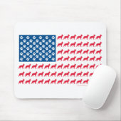 Tapis De Souris Shepard-Flag Patriotic (Avec souris)