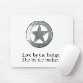 Tapis De Souris Shérif adjoint Mousepad (Avec souris)