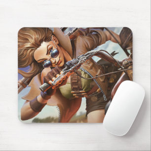 Tapis De Souris Sheriff Gaming Mousepad   Moto Cool Rider Pad