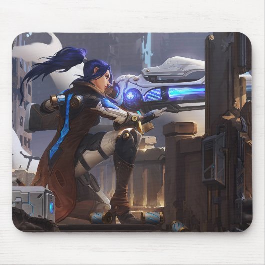 Tapis De Souris Sheriff Gaming Mousepad | Sniper Elite fanart pad (Devant)