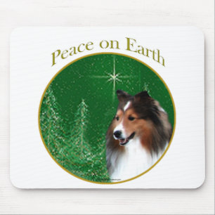 Tapis De Souris Shetland Sheepdog (sable) Paix