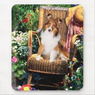 Tapis De Souris Shetland Sheepdog Sheltie Art Cadeaux