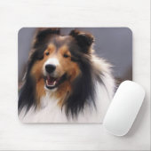 Tapis De Souris Shetland Sheepdog Sheltie Cadeaux (Avec souris)