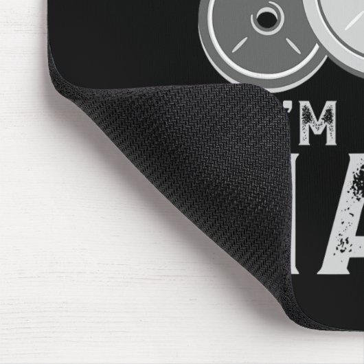 Tapis De Souris Shhh I’m Doing Math Fitness Exercice d’haltérophil (Coin)