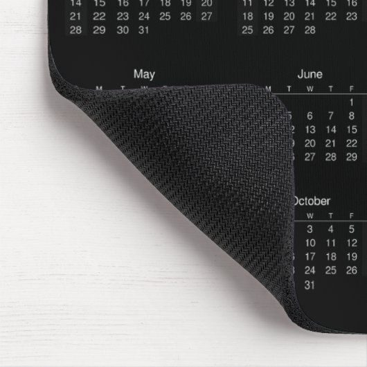 Tapis De Souris Shiba Chien d'Art 3D année 2018 Calendrier Mousepa (Coin)
