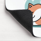 Tapis De Souris Shiba Inu Art : Juste un Shiba Lying Low (Coin)