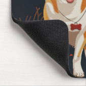 Tapis De Souris Shiba Inu Halloween Éffrayant (Coin)