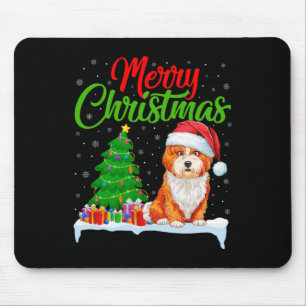 Tapis De Souris Shichon Chien Noël Jeu de Noël Shichon Chien Xmas