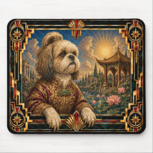 Tapis De Souris Shih Tzu, Chien Art Déco