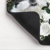 Tapis De Souris Shih Tzu et roses (Coin)