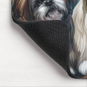 Tapis De Souris Shih Tzu Halloween Éffrayant (Coin)