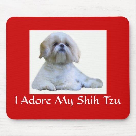 Tapis De Souris Shih Tzu j'adore Mousepad (Devant)