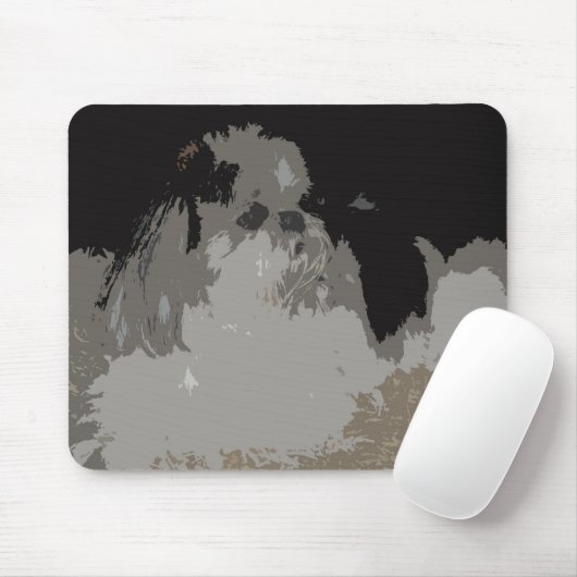 Tapis De Souris Shih Tzu Mousepad (Avec souris)