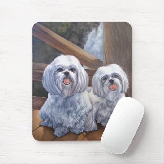 Tapis De Souris Shih Tzu Mousepad (Avec souris)