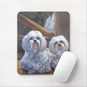 Tapis De Souris Shih Tzus (Avec souris)