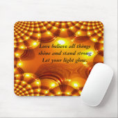 Tapis De Souris Shine_ Mousepad (Avec souris)