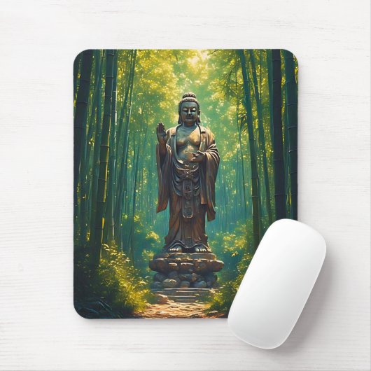 Tapis De Souris Shinrin no Hotoke (Bouddha de la forêt) (Avec souris)