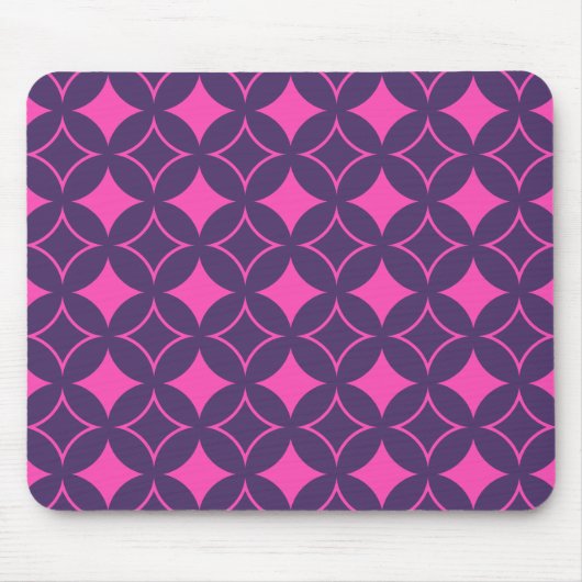 Tapis De Souris shippo rose et violet (Devant)