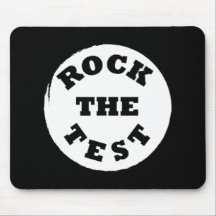 Tapis De Souris Shirt Rock The Test Men Women School