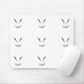 TAPIS DE SOURIS SHITE WHITE GLOBES L'ART MODERNE MOINS EST PLUS (Avec souris)