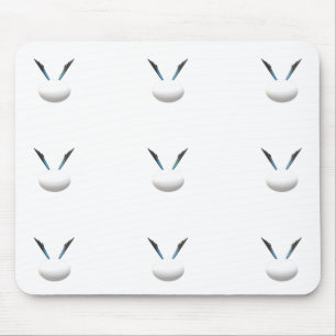 TAPIS DE SOURIS SHITE WHITE GLOBES L'ART MODERNE MOINS EST PLUS