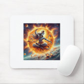 Tapis De Souris Shiva et le Soleil (Avec souris)