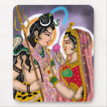 Tapis de souris Shiva Parvati