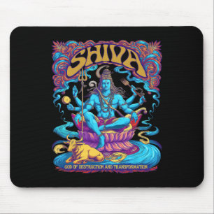 Tapis De Souris Shiva Print Dieu Hindou Hauts Spirituels pour Homm