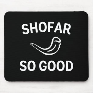 Tapis De Souris Shofar si bon Rosh Hashh Corne de bélier juive Nou