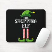 Tapis De Souris Shopng Elf Matching Family Group Christmas Party P (Avec souris)