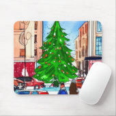 Tapis De Souris Shopping de Noël (Avec souris)