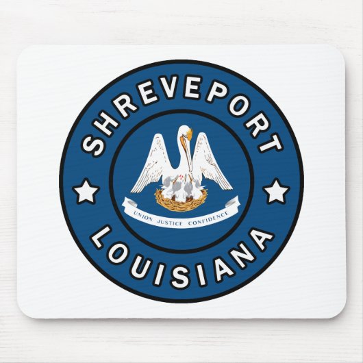 Tapis De Souris Shreveport Louisiane (Devant)