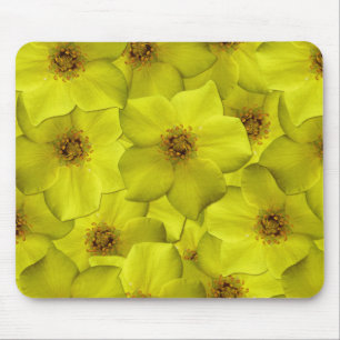 Tapis De Souris Shrubby Cinquefoil Motif sans couture