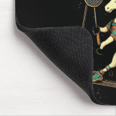 Tapis De Souris Shuttle Badminton Player Shuttle Racket 2 (Coin)